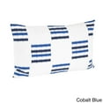 thumbnail image 4 of Saro Lifestyle 3113.CZ20S 20 in. Square Line Design Down Filled Pillow, Cobalt Blue, 4 of 5