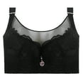 thumbnail image 2 of asdoklhq Sports Bras for Women,Stretch Plus Size Sports Bra Underwear Yoga Hollow Out Bra Intimates, 2 of 3