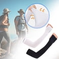 thumbnail image 6 of Cooling Arm Sleeves Cover Sports UV Physical Sun Protection Unisex GX W7B8, 6 of 9