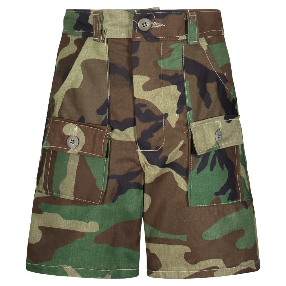 2 in 1 Shorts For Mens 3 Quarter Length Army Camouglage Zip Off Short BST146 