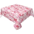 thumbnail image 5 of Valentines Day Tablecloth 54 Inch Square, Pink Love Hearts Table Cloth Romantic Valentine''s Day Tablecloth Dust-Proof Wrinkle Resistant Rustic Tablecloth for Home Dining Room Party, 5 of 5