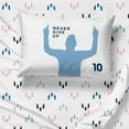 thumbnail image 3 of Messi Kids 3 Piece White Bed Sheet Set, Twin, 3 of 10