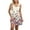 Beige, variant on FrzhBrz Summer Dresses for Women Beach Boho Sleeveless Vintage Floral Flowy Pocket Tshirt Tank Sundresses