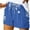 Blue, variant on ZVNAΖH Womens Shorts with Pockets and Drawstring Waistband Loose Fit Casual Shorts for Women 2024