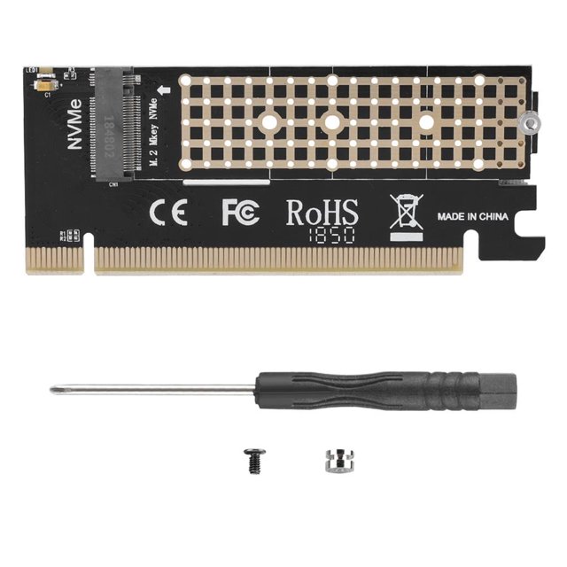Methold MX16 PCIE 3.0 M.2 NVME SSD Converter Extender M Key Tarjeta adaptadora de disco duro Juegos de teclado y mouse para computadora