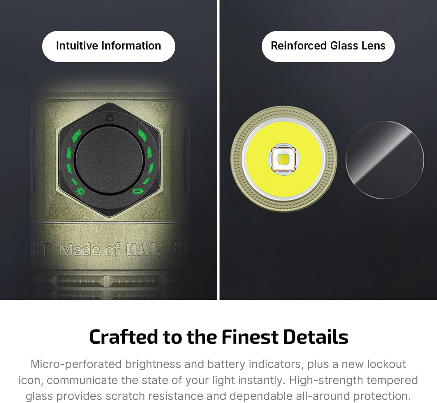 OLIGHT BatonUltra EDC Flashlight Rechargeable, 1800 Lumens Small Pocket Light with Dual Charging, Bright  Flashlights with Magnetic Tail Switch for Household, Working, Camping, Outdoor(Olive Green)