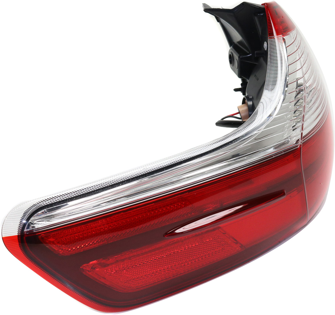 Tail Light Compatible With 2015-2019 Toyota Sienna Left Driver Side, Outer With bulb(s)