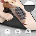 thumbnail image 3 of Gaeub Cute Mouse In Glasses Print 4 Pieces Car Floor Mats Car,Universal Car Carpet Mats,Fit for SUV, Vans, Sedans,Trucks, 3 of 6