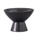 thumbnail image 1 of Maceta de cerámica decorativa con base, centro de mesa, moda, multiusos negro, 1 of 8