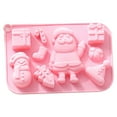 thumbnail image 1 of Biscuit Mold 9-grid DIY Prop Baking Tool Exquisite High-temperature Resistance Interactive Household Accessories Silicone Molds Pink, 1 of 8