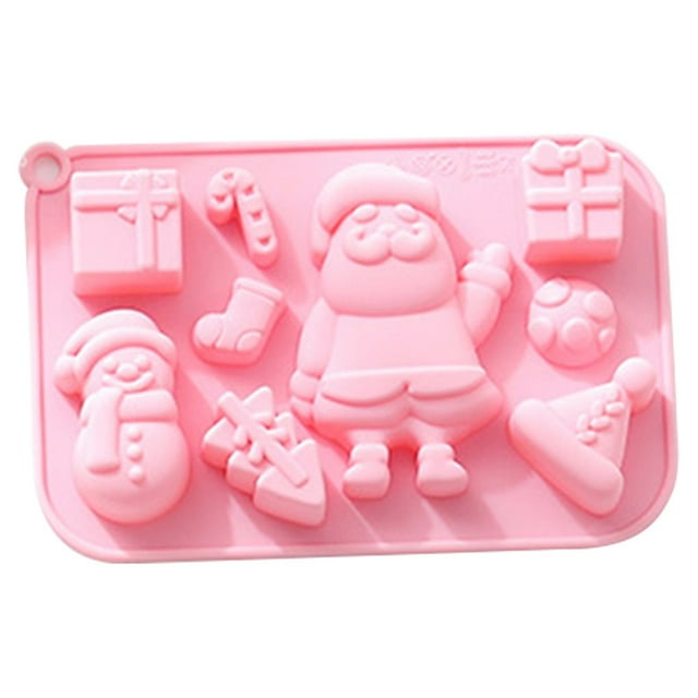 Biscuit Mold 9-grid DIY Prop Baking Tool Exquisite High-temperature Resistance Interactive Household Accessories Silicone Molds Pink