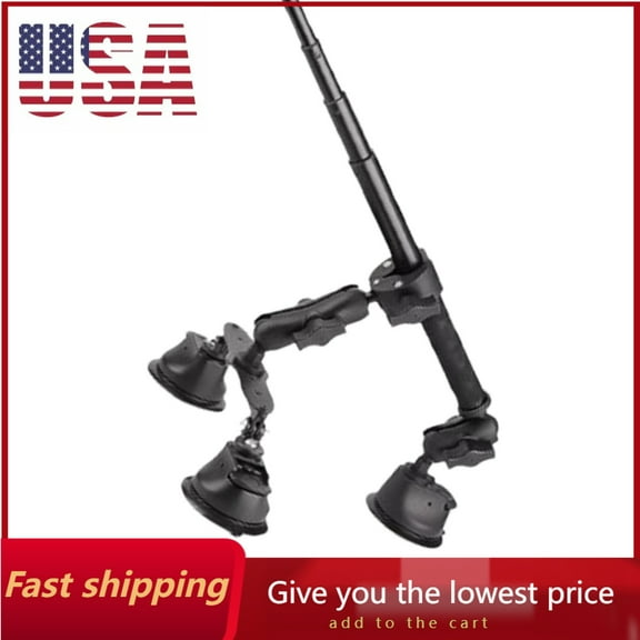 For Insta360 ONE X4 X3 X2 DJI Panoramic Camera Car SuctionCup Mount Selfie Sti5x