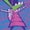 BLUSH, variant on Invader ZIM - Cropped Graphic Hoodie