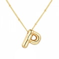 thumbnail image 2 of LYMAYTER Collier Pendentif Initial pour Femmes - Lettre Ballon, Ajustable-Cyclable, 2 of 7