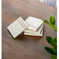 thumbnail image 3 of Lexi Home Square Real Marble Coasters with Brass Inlay Design - Set of 4, 3 of 6
