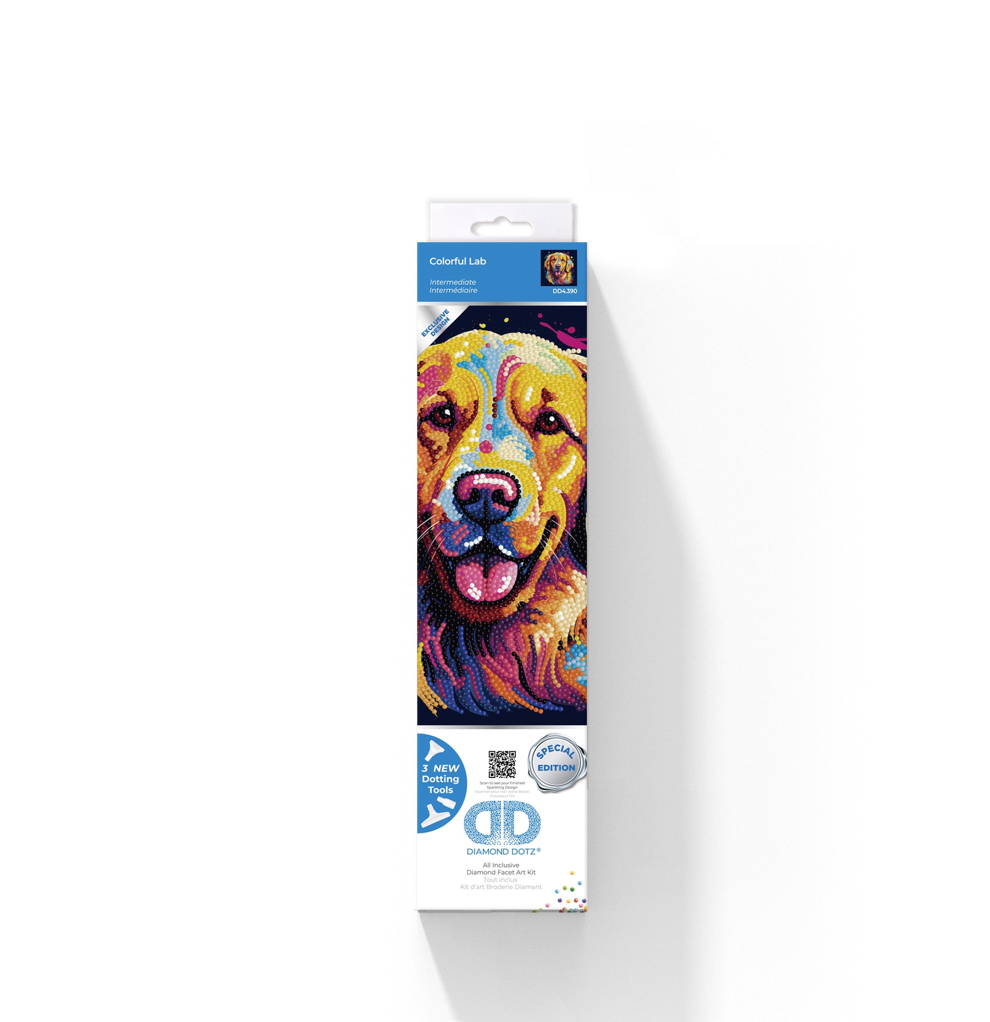 DIAMOND DOTZ® Colorful Lab Special Edition Diamond Painting Kit