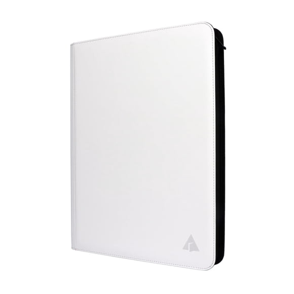 Rieton 16 Pocket 1000+ Pockets Card Binder Large Ringless Side Loading Pockets Trading Card Album Folder for TCG -White