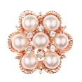 thumbnail image 1 of segolike 10pcs Embellishment Flower Buttons Scrapbook Gold Flat Back, 1 of 7