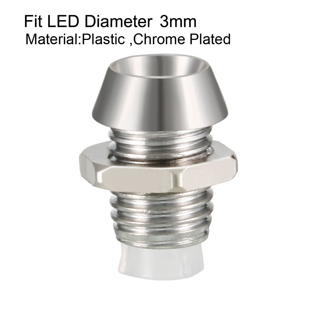 150pcs 3mm LED Lamp Holder Light Socket for Lightemitting Diode