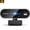 Black-No Cover, variant on RONY 4K Webcam with 2 Microphones for Laptop, Autofocus Webcam with Noise-cancelling, Conference Streaming PC USB Webcam, Black