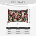 thumbnail image 4 of Zufioo Many Kind Of Flowers Print Double-sided Plush Pillow Cover,Decorative Pillow Protector without Pillow Core, Suitable for Sofa, Bedroom, Car-14"x20", 4 of 6