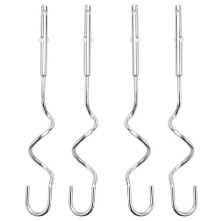 

4Pcs Economical Electric Hand Mixer 7-Speed Handheld Egg Whisk Kitchen Egg Sticks Dough Hooks