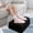 Black, variant on Foot Rest for Under Desk at Work,At Work Soft Ergonomic Footrest,Support Foot Pillow,Heel Chair,Leg Elevation Pillow