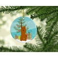 thumbnail image 2 of Carolines Treasures BB4147CO1 Merry Christmas Tree Karelian Bear Dog Ceramic Ornament, 2 of 2