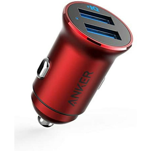 Anker PowerDrive 2 Alloy Car Charger, Black
