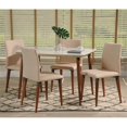 thumbnail image 2 of Manhattan Comfort Charles 5 Pièces en Blanc Cassé et Beige, 2 of 7