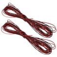 thumbnail image 1 of 2X 22 Gauge 15M Red Black Zip Wire AWG Cable Power Ground Stranded Copper Car, 1 of 5