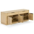 thumbnail image 5 of Safavieh Gabrietta 2 Drawer Wood Tv Stand in Natural / Black, 5 of 18