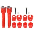 thumbnail image 1 of Llave Instaladora de Grifo y Fregadero, Paquete de 2 Herramienta de Plomería Multiusos 14 en 1 para Instalación de Inodoro y Lavabo, Rojo, 1 of 6