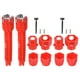 thumbnail image 1 of Llave Instaladora de Grifo y Fregadero, Paquete de 2 Herramienta de Plomería Multiusos 14 en 1 para Instalación de Inodoro y Lavabo, Rojo, 1 of 6