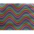 thumbnail image 4 of oneOone Georgette Viscose Fabric Serpentine Stripe Decor Fabric Printed BTY 42 Inch Wide, 4 of 4