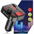thumbnail image 5 of compatible Bluetooth FM Transmitter Car Charger with USB and USB-C Port, Black_Perfect Gift, 5 of 5