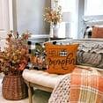 thumbnail image 2 of Fall Pillow Covers 18x18 inch Set of 4 Hello Pumpkin Pumpkin Truck Decorative buffalo plaidThrow Pillow Case Autumn Thanksgiving Farmhouse Decoration for Home couch 120, 2 of 6