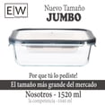 thumbnail image 2 of Contenedores de vidrio para alimentos con tapas de cierre fácil y herméticas, aptos para cocina, horno, refrigerador y congelador, set de 10 recipient, 2 of 7