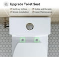thumbnail image 2 of One Piece Toilet 10" Rough-in, Elongated Toilet with Comfortable Seat Height, ADA Chair Height 17.3", Dual Flush 0.8/1.28 GPF, 2 of 12