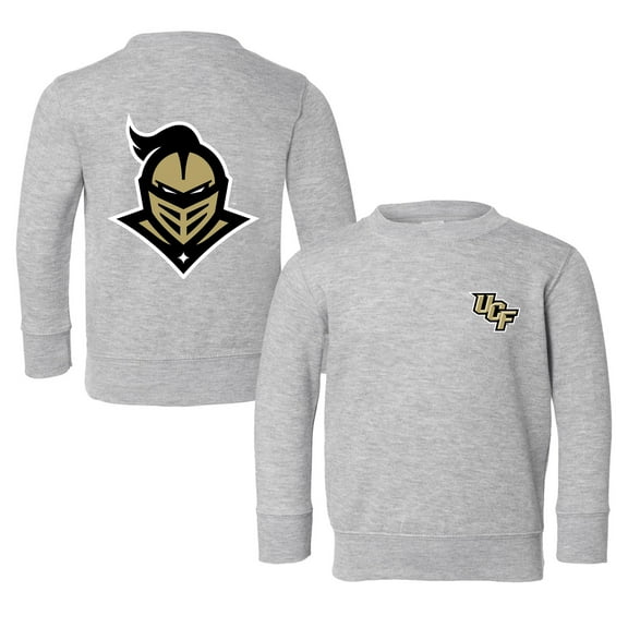 Toddler Chad & Jake Heather Gray UCF Knights Logo Pullover Sweatshirt