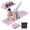 lilac, variant on NCQ Foldable Yoga Mat Thick Non-Slip Exercise Mat - Packable Travel Fitness Mat with Carrying Bag for Yoga, Pilates, Workout, Home & Gym