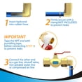 thumbnail image 2 of Hose Barb to Macho NPT Codo de 90 grados de 3/8 a 1/4 pulgadas, 2 of 8