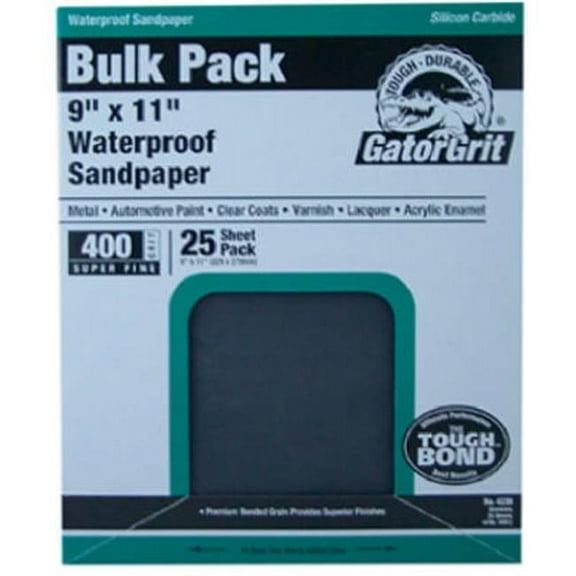 Ali Industries 4238 9 in. x 11 ft. Ultra Fine 600 Grit Sandpaper, 25 Count