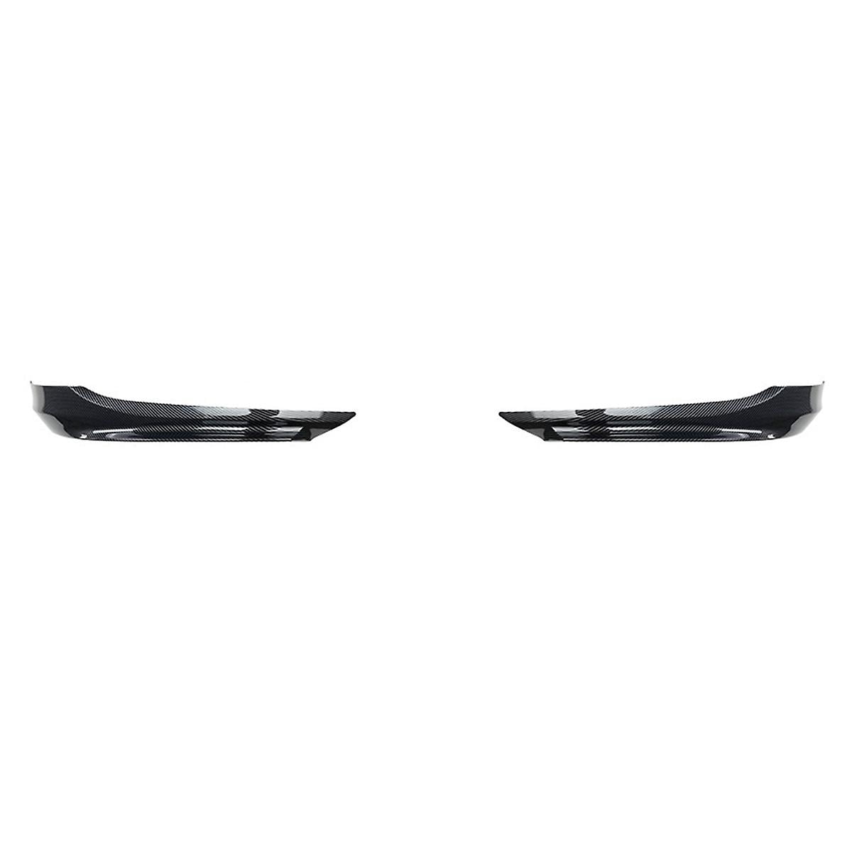 Spoiler Frontale Per BMW Serie 3 E90 E91 (2005-2008) - In ABS Nero Lucido, Protezione Paraurti, Design Sportivo, Facile Installazione