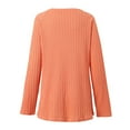 thumbnail image 5 of EDFBUYKRS Fall Shirts Womens Tops Long Sleeve Print Loose Blouse S, 5 of 5