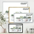 thumbnail image 4 of Designart 'Succulent and Cactus House Plants III' Farmhouse Framed Canvas Wall Art Print, 4 of 5