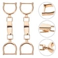 thumbnail image 4 of ColoMX Pantalones de ropa de 5 piezas Pantalones de la cintura Hebillas de cadena ajustable Pantalones de falda Hebillas, 4 of 7