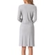 thumbnail image 3 of Pijamas de mujer INSPIRE CHIC con shrug, tirantes de espagueti, escote en V, vestido de noche hasta la rodilla, talla XL, gris, 3 of 6