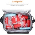 thumbnail image 5 of Lifewit 32 Can Soft Cooler Bag Lightweight Portable Cooler Tote Double Layer, Gray, 5 of 7