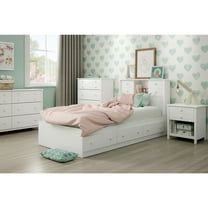 South Shore Little Smileys, Contemporary Bed, Twin White